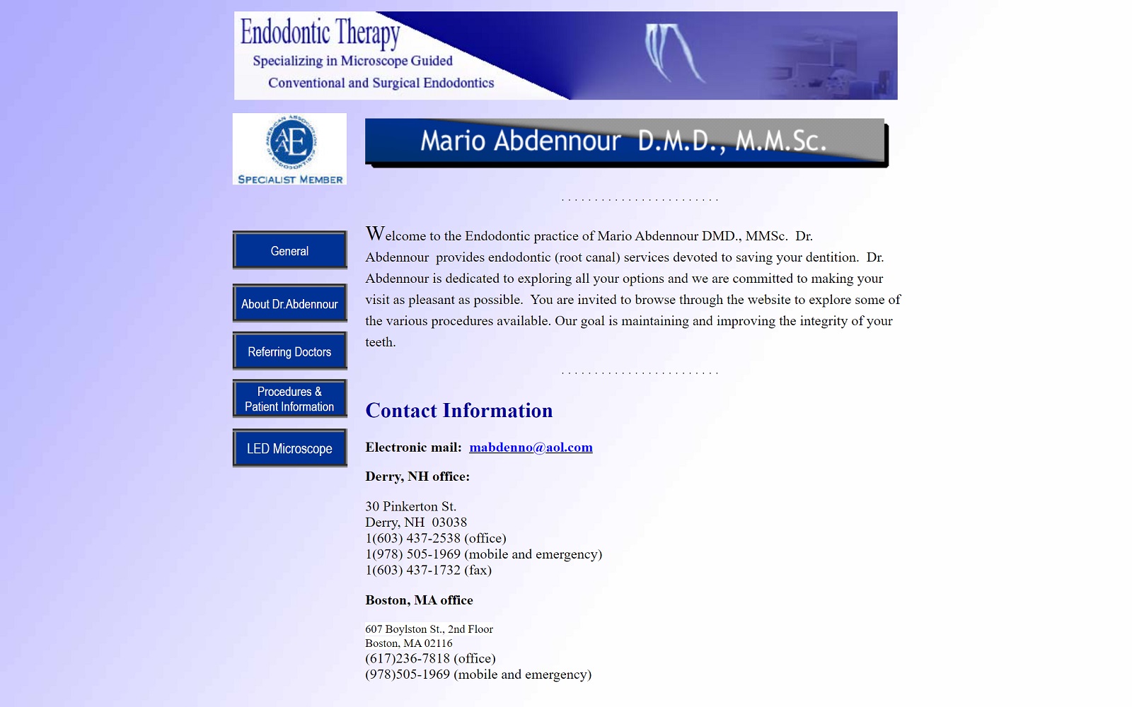 savetoothspecialist.com screenshot