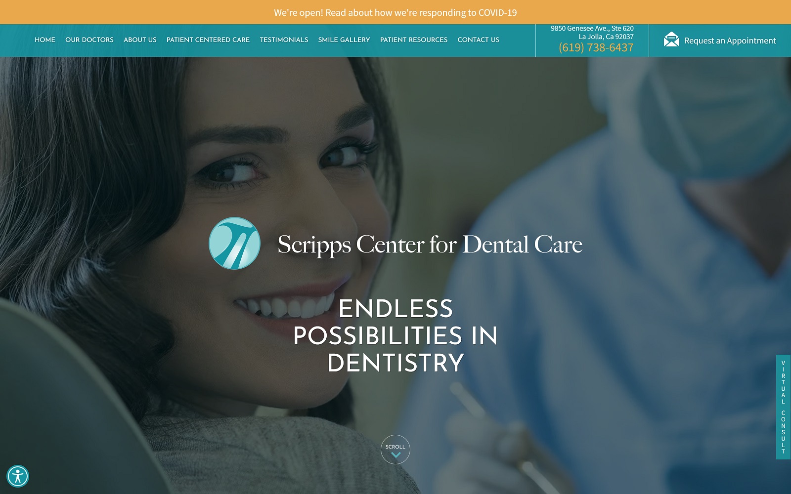scrippsdentalcare.com screenshot