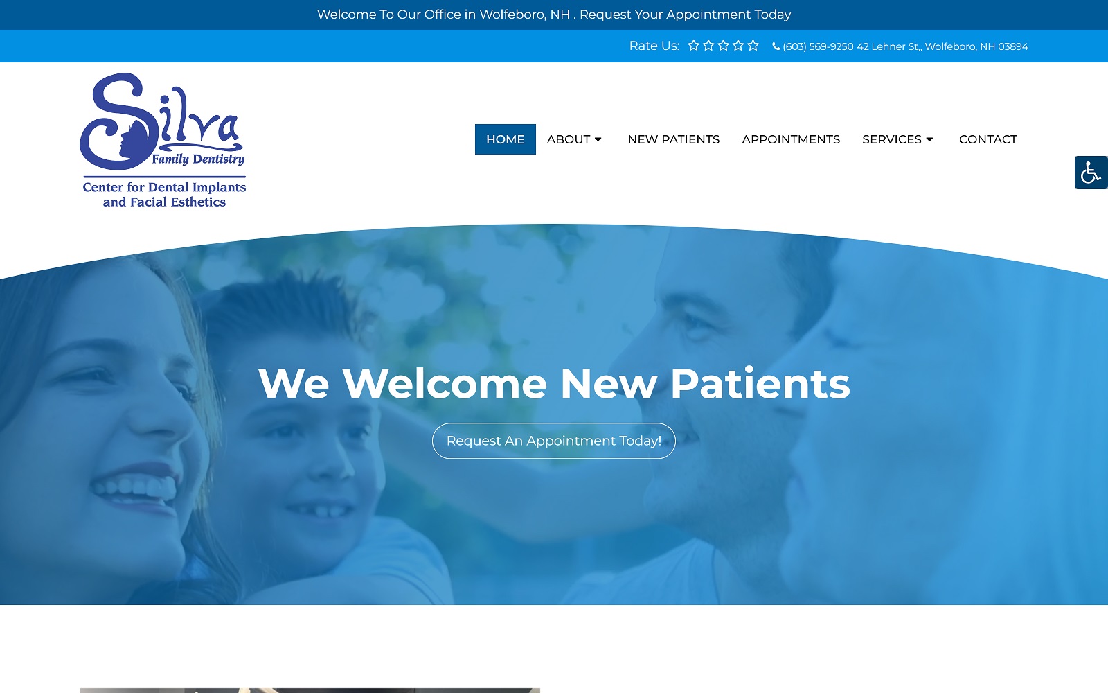 silvafamilydentistry.com screenshot
