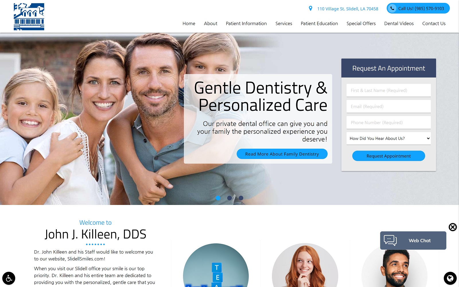 slidellsmiles.com screenshot