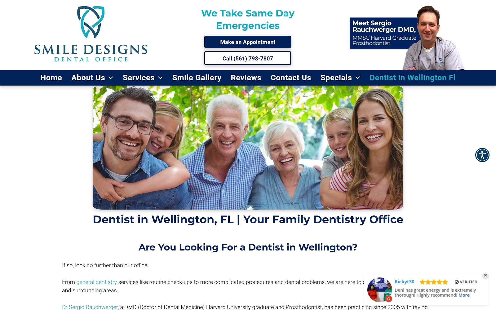 smiledesignsllc.com_dentist-in-wellington-fl screenshot
