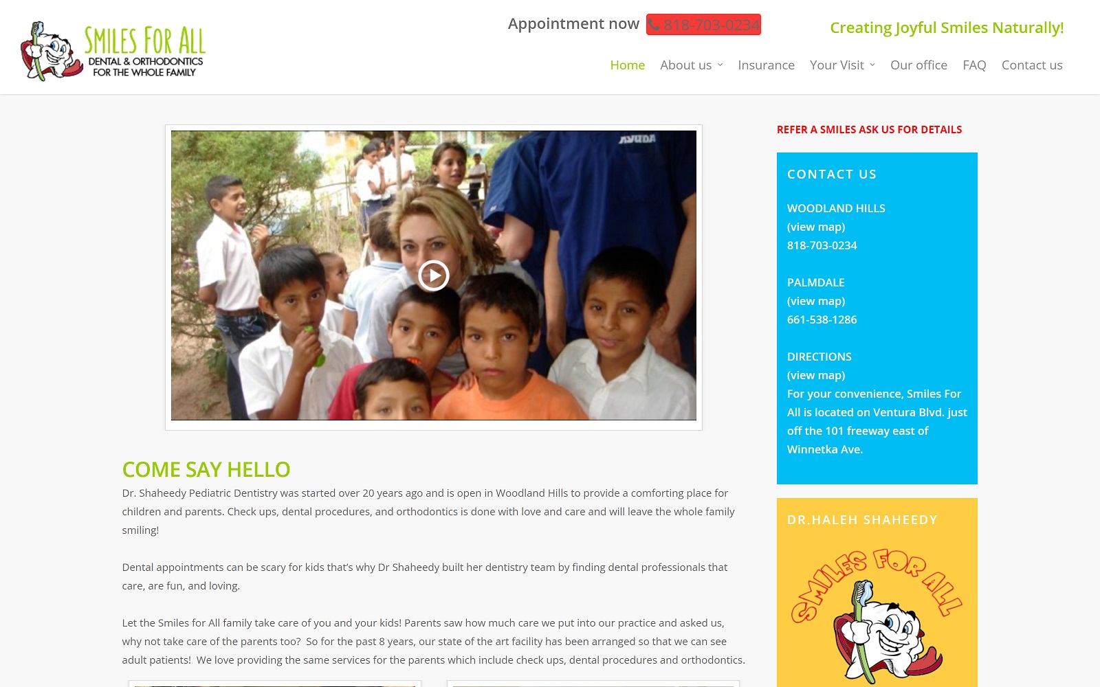 smilesforall.net screenshot
