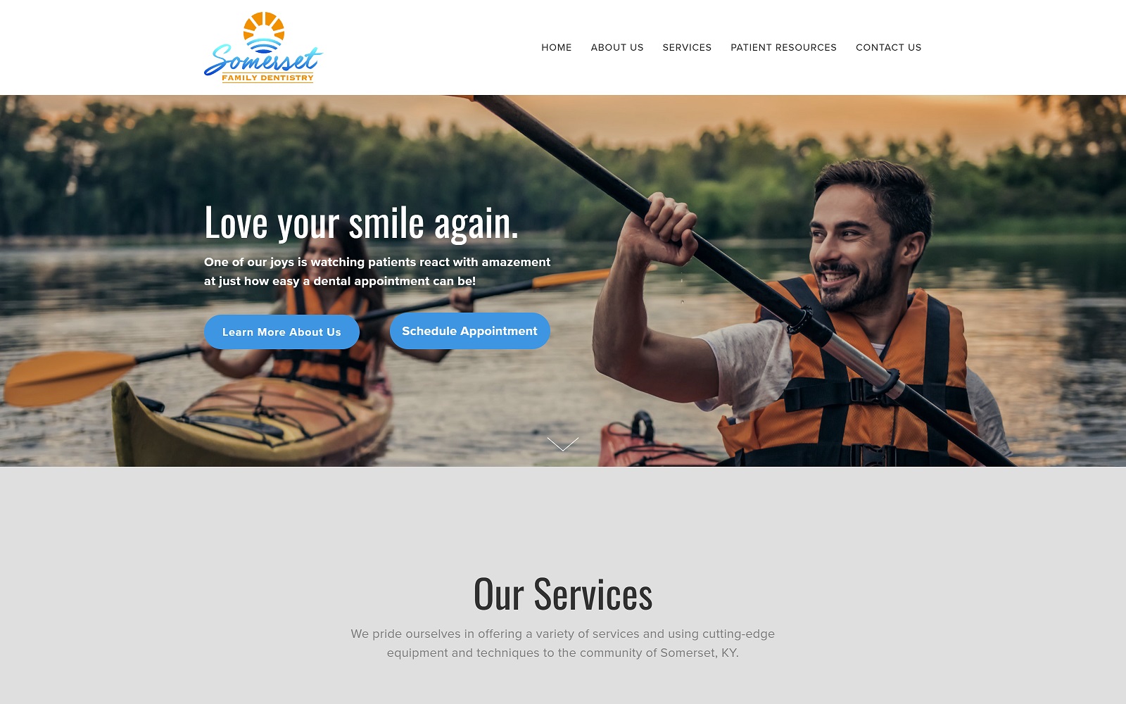 somersetdentistry.com screenshot