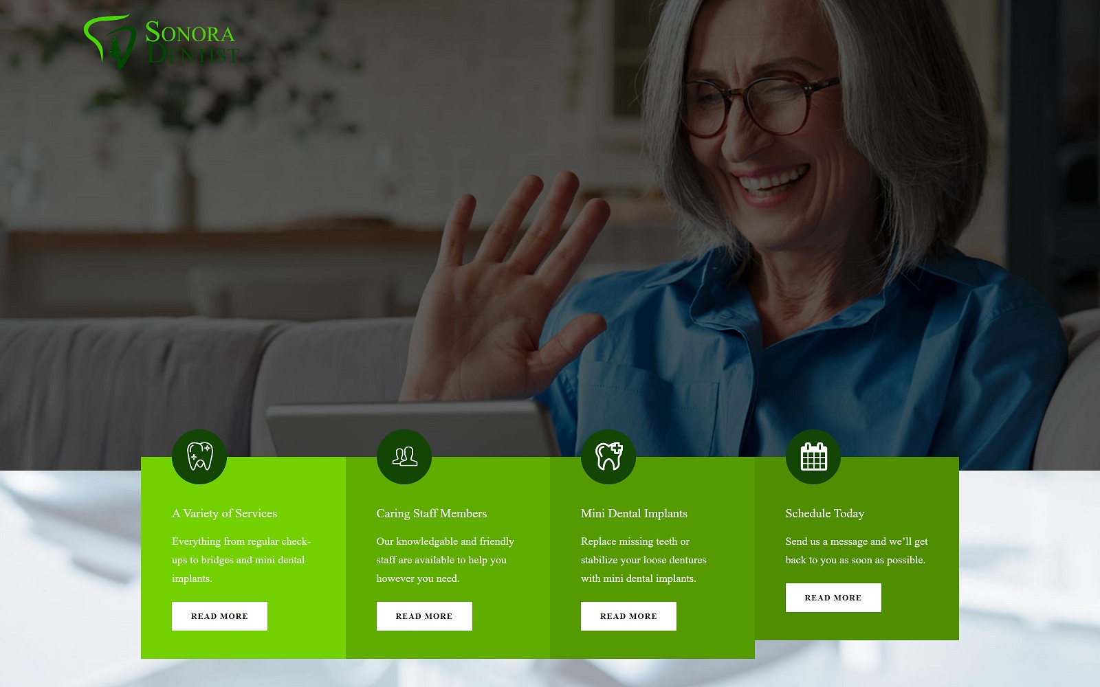 sonoradentist.com screenshot