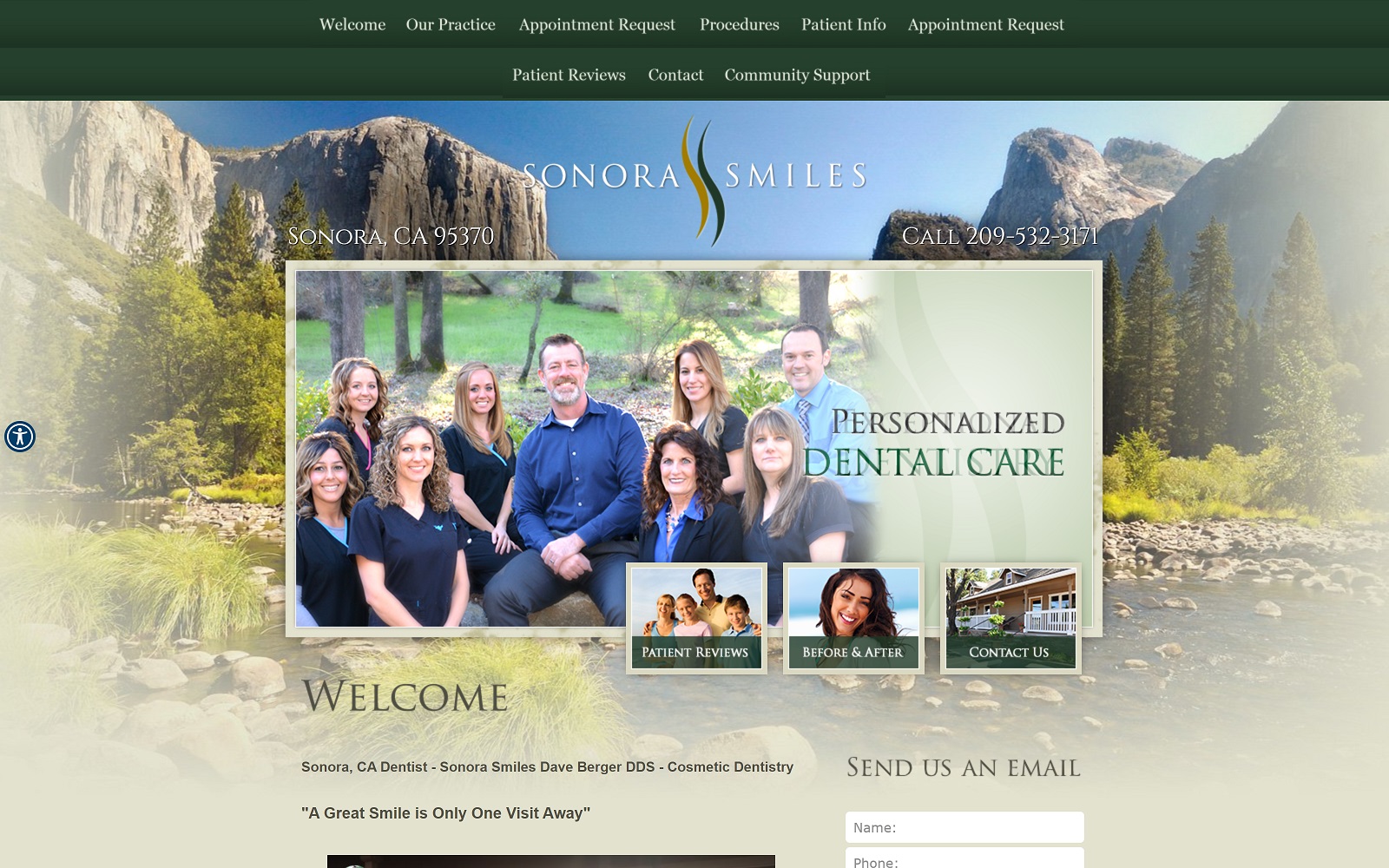 sonorasmiles.com screenshot