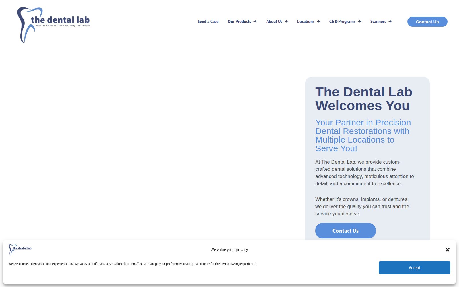 thedentallab.net screenshot