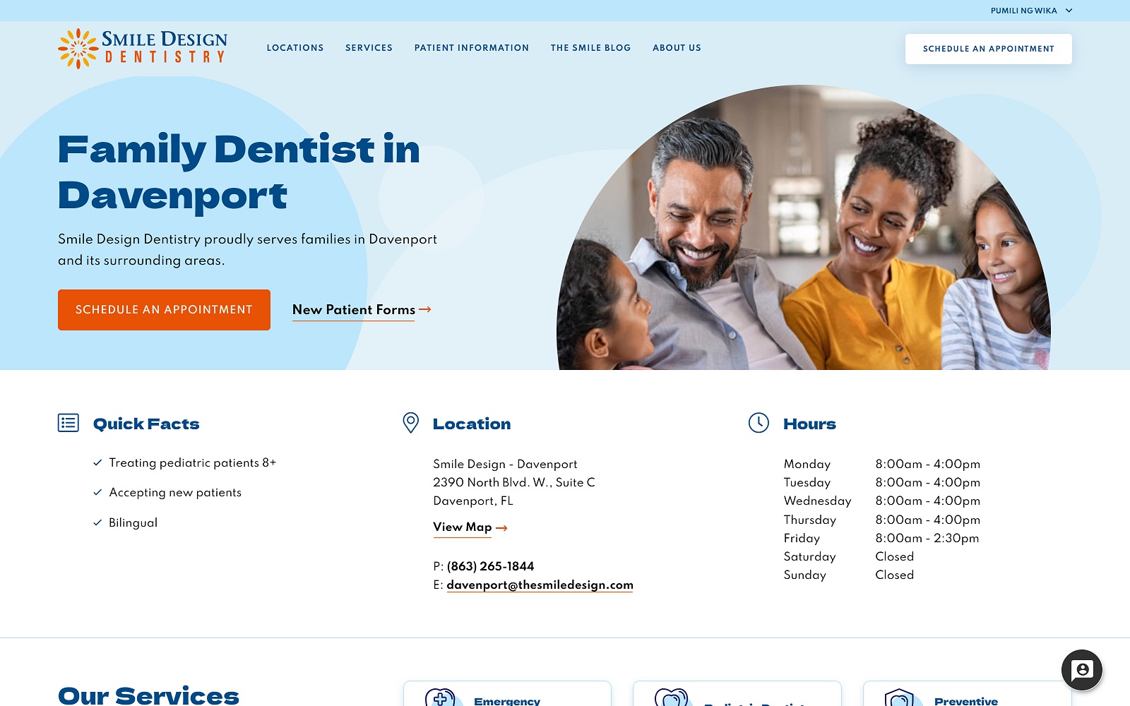 thesmiledesign.com_locations_davenport screenshot