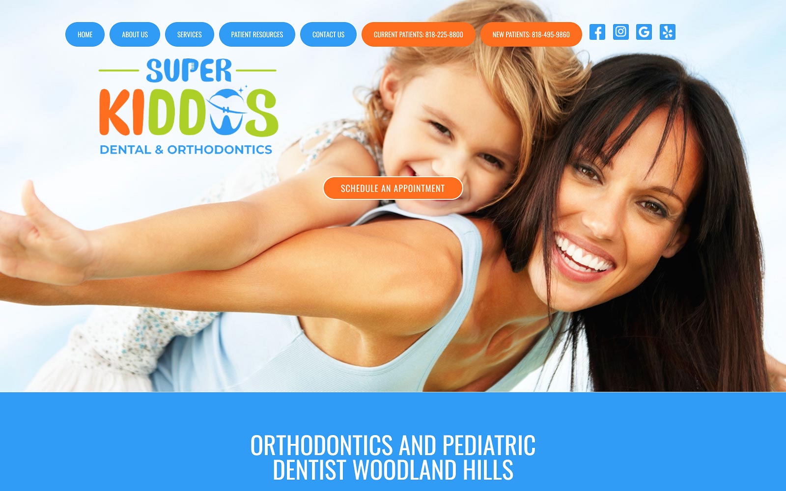 topdentistforkids.com screenshot