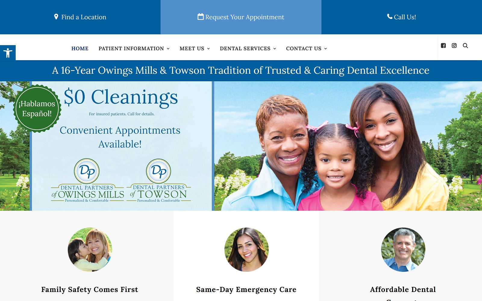 towsondentistry.com screenshot