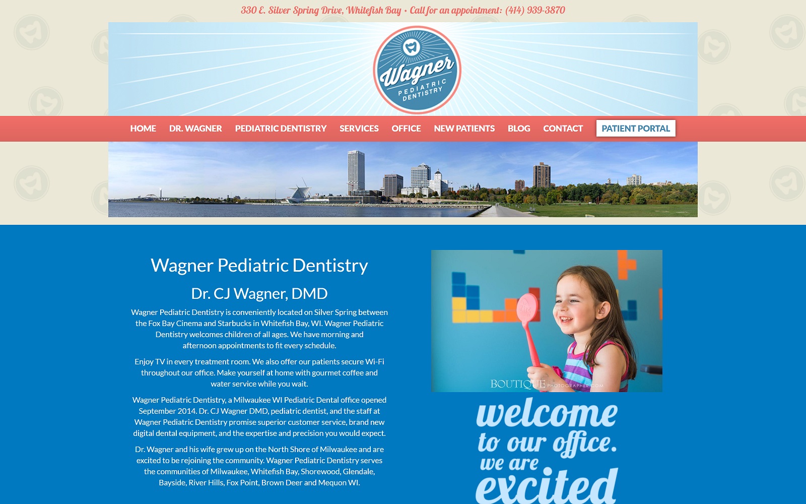 wagnerpediatricdentistry.com screenshot