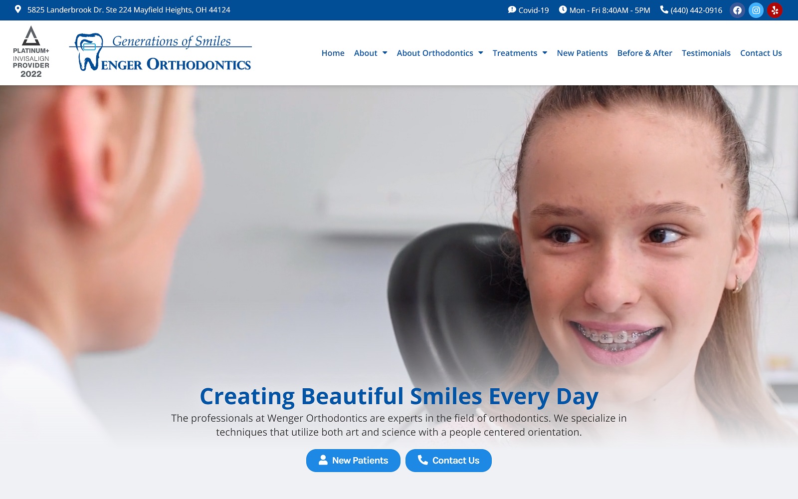 wengerortho.com screenshot