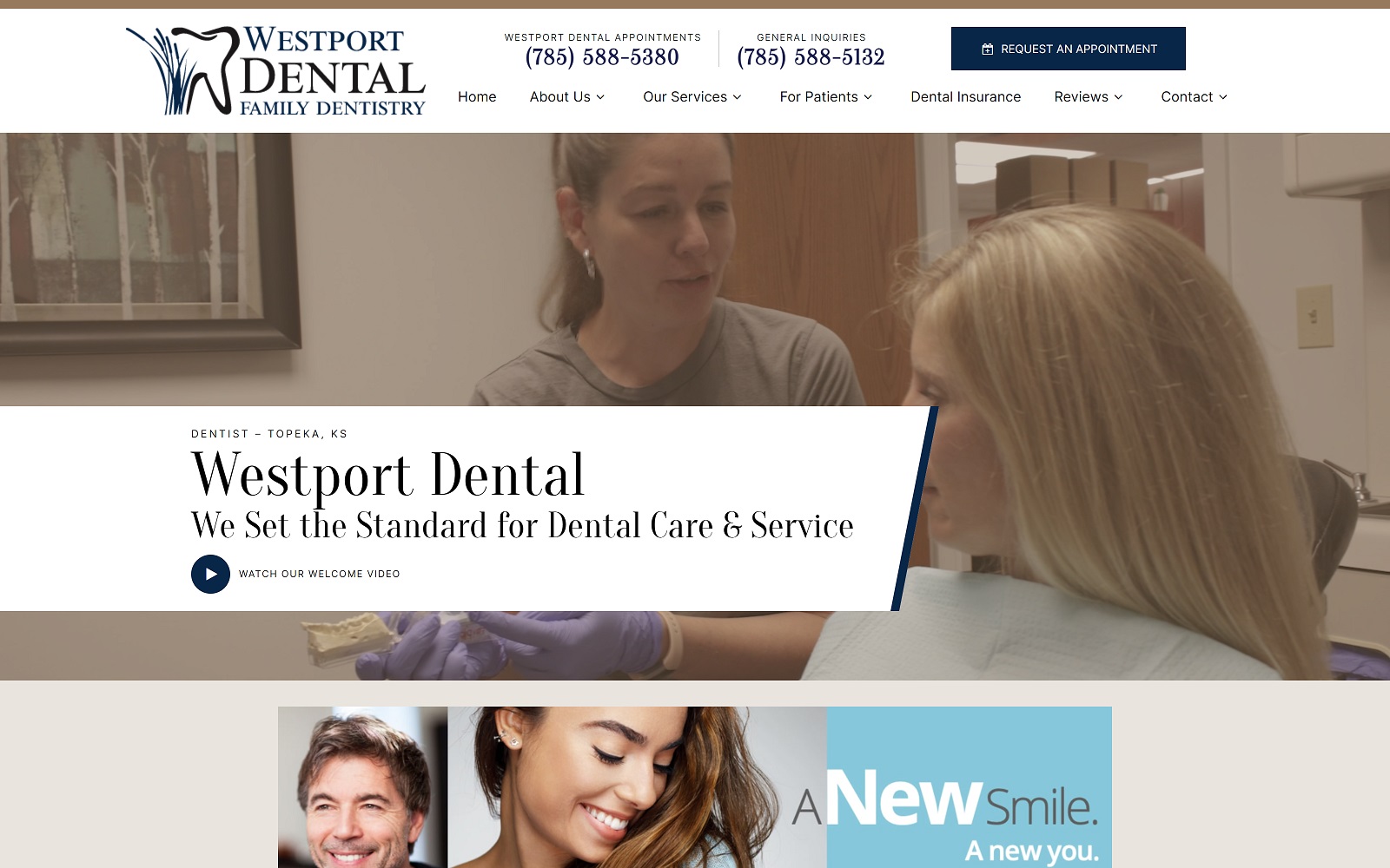 westportdentalgroup.com screenshot
