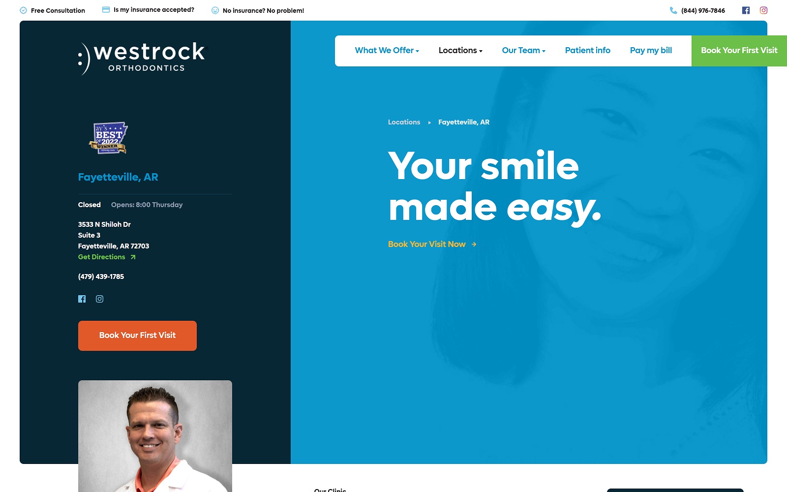 westrockortho.com_location_fayetteville-ar screenshot